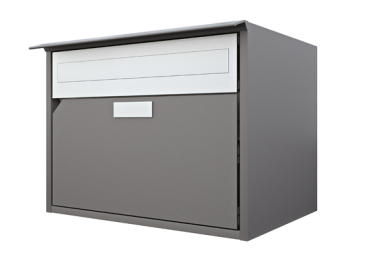 Briefkasten Huber Aluminium 300/400 Graualuminium RAL 9007 (D)